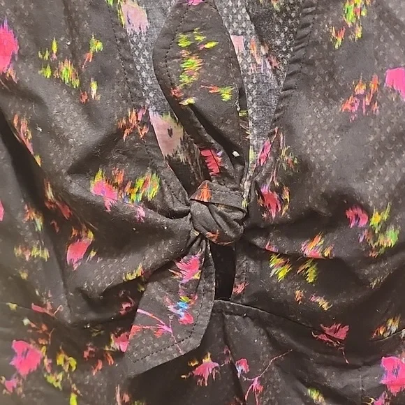 Pam & Gela Neon Ditsy Dress sz Small - Picture 7 of 15